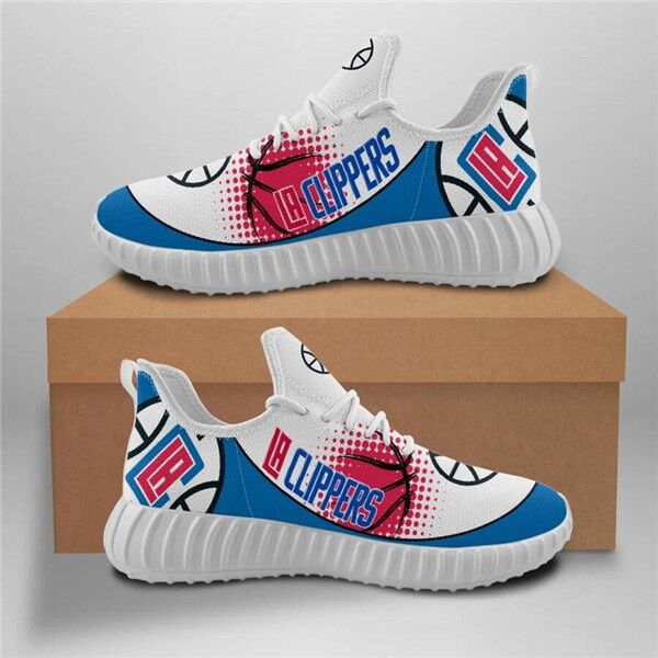 Women's Los Angeles Clippers Mesh Knit Sneakers/Shoes 003